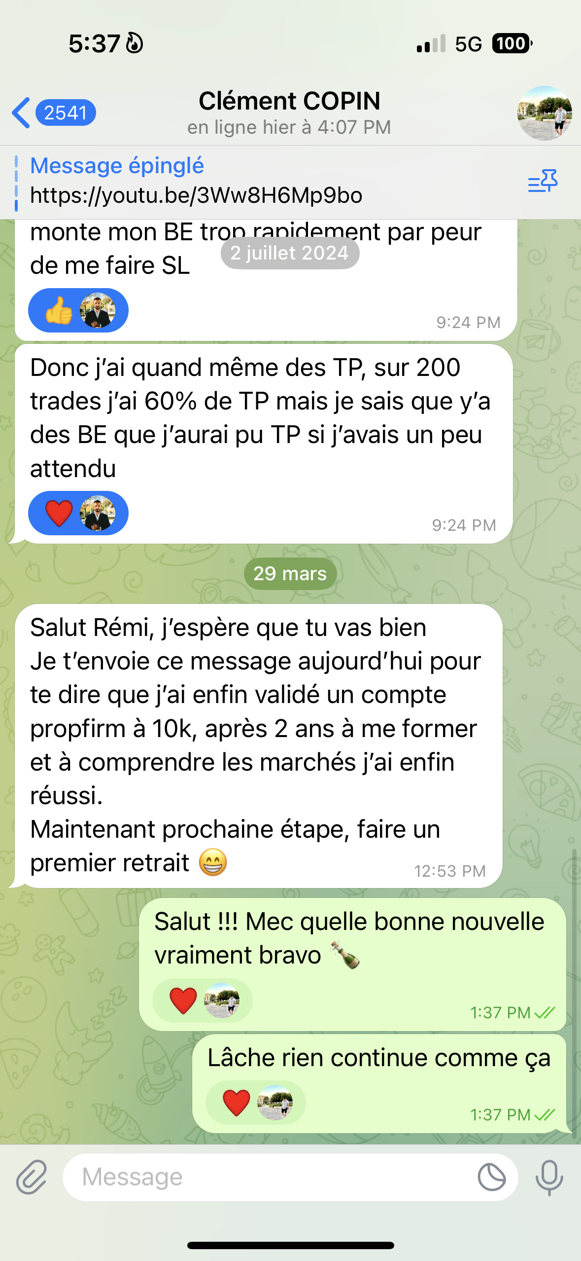 Témoignage coaching
