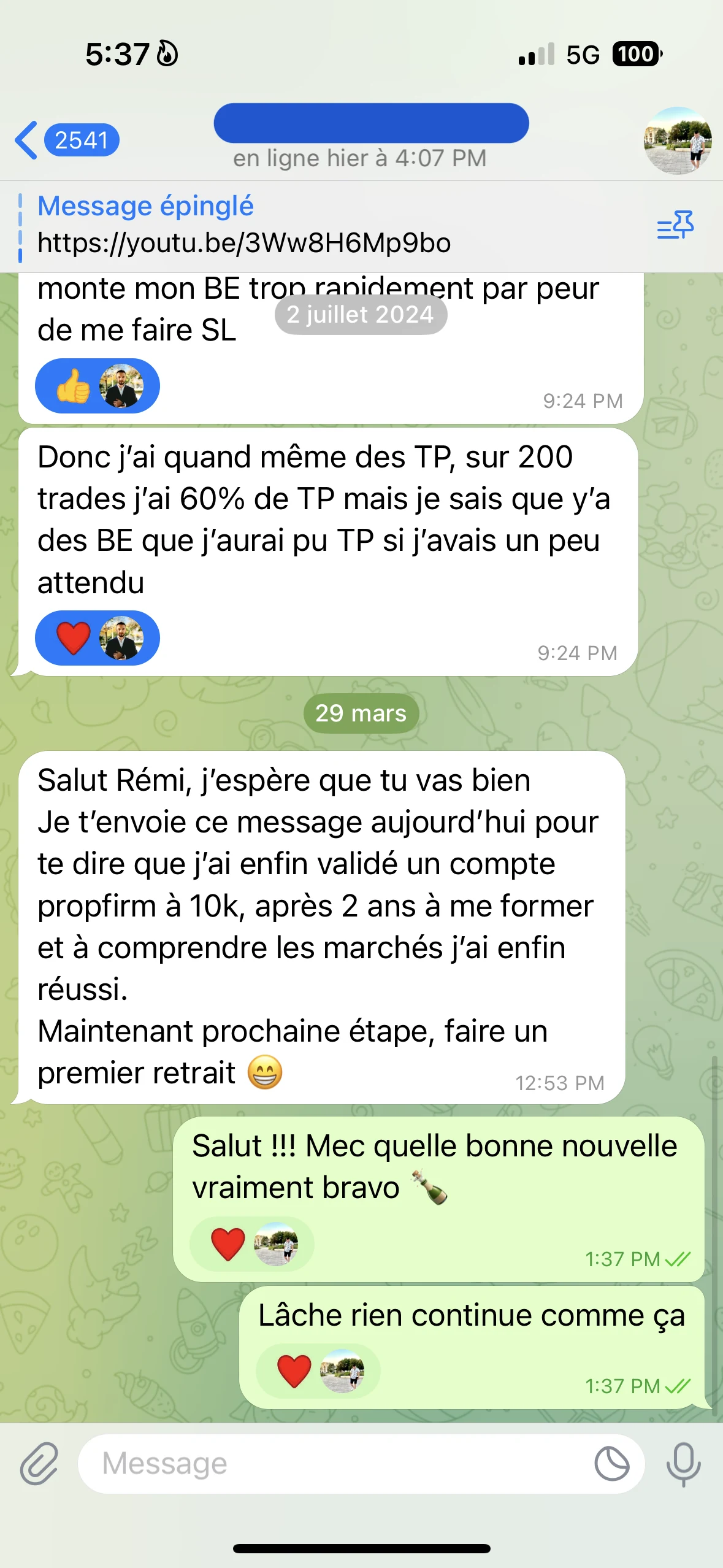 Témoignage coaching