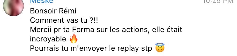 Témoignage coaching