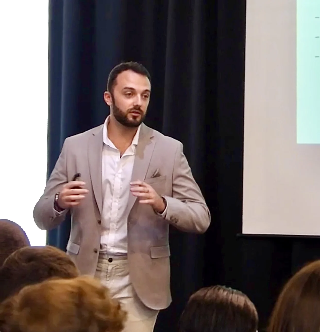 Rémi en conférence